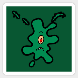 Smushed Plankton Sticker